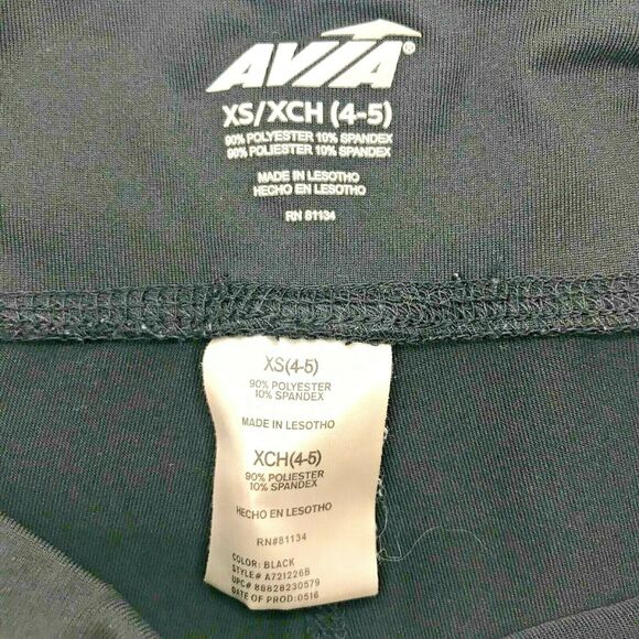 Avia Girl’s Skinny Leggings Size XS - Picture 2 of 4